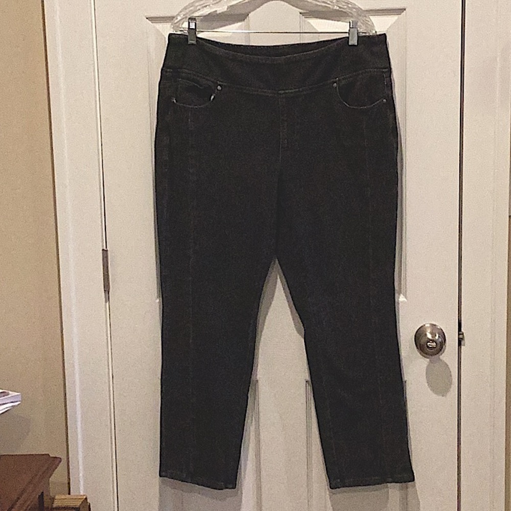 Black wash out color jeans